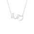 Gold Name Necklace - Rahma - رحمة